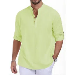 Edin Men Cotton Solid Kurtas-picture-19