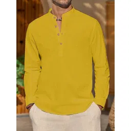 Edin Men Cotton Solid Kurtas-picture-18