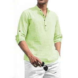 Edin Men Cotton Solid Kurtas-picture-18
