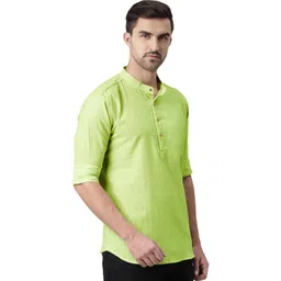 Edin Men Cotton Solid Kurtas-picture-28
