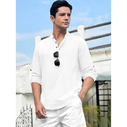 Edin Men Cotton Solid Kurtas-picture-21