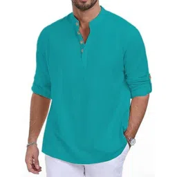 Edin Men Cotton Solid Kurtas-picture-34