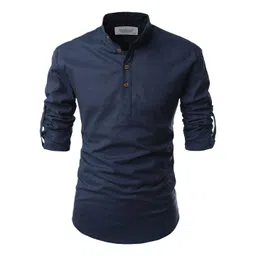 EdinWolf Mandarin Collar A Line Cotton Kurta-picture-15