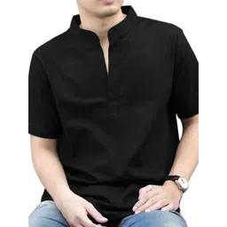 EdinWolf Mandarin Collar A Line Cotton Kurta-picture-24