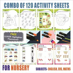 editone Nursery Activity Sheets (120 Pages)|Learning & Creativity|With Highlighter-picture-16