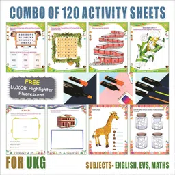 editone UKG Activity Sheets (120 Pages)|Learning & Creativity|With Highlighter-picture-17