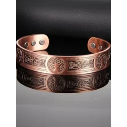 EDMIRIA Gold-Toned Wood Elasticated Bracelet-picture-18