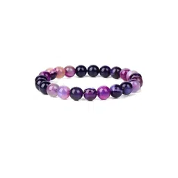 EDMIRIA Unisex Purple Beaded Agate Sulemani Bracelet-picture-23