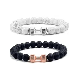 EDMIRIA Unisex Silver-Toned Ceramic Bracelet-picture-28