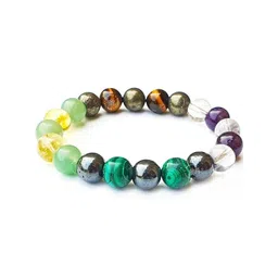 EDMIRIA Unisex Silver-Toned Ceramic Bracelet image 1