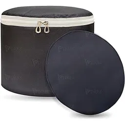 EDRAK Storage Plate Containers Hard Shell, 12" Plate Storage Containers Rack box for Dishes, Stackable Moving Dinnerware Storage Bag Case Cover For Kitchen. with 10 Felt Dividers for Dishes (Black)-picture-12