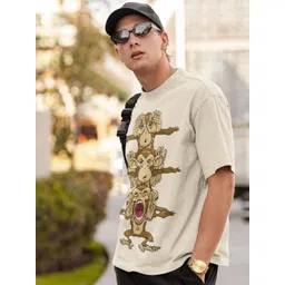 Edyssa Men Graphic Printed Round Neck Cotton Oversized T-shirt-picture-10
