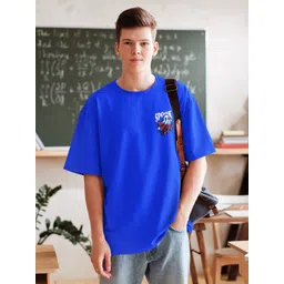 Edyssa Men Graphic Printed Round Neck Cotton Oversized T-shirt-picture-12