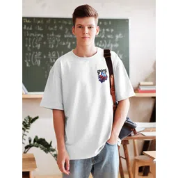 Edyssa Men Graphic Printed Round Neck Cotton Oversized T-shirt-picture-14