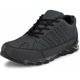 eego italy Black Genuine Leather Men'S Safety Shoes image 1