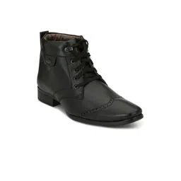 Eego Italy Men Black Flat Boots-picture-34