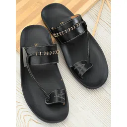Eego Italy Men Black Solid Comfort Sandals-picture-13