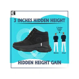 Eego Italy Men Black Solid Regular Lace-Ups Boots-picture-37