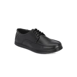 Eego Italy Men Black Solid Synthetic Leather Formal Derbys-picture-20