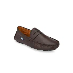 Eego Italy Men Brown Driving Shoes-picture-29