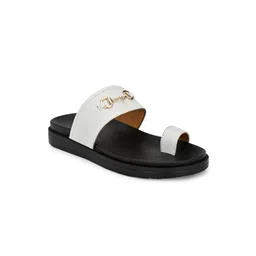 Eego Italy Men White & Black Comfort Sandals-picture-22