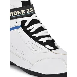 Eego Italy Men White Rider Shoes image 4