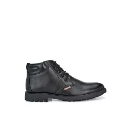 Eego Italy Men's Black Derby Boots-picture-26