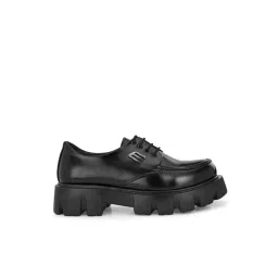 Eego Italy Men's Black Derby Shoes-picture-16