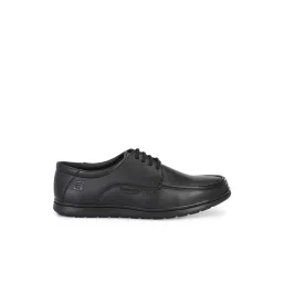 Eego Italy Men's Black Derby Shoes-picture-17