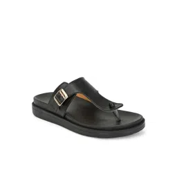 Eego Italy Men's Black T-Strap Sandals-picture-46