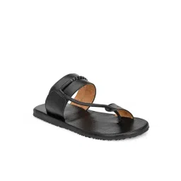 Eego Italy Men's Black Toe Ring Sandals-picture-28