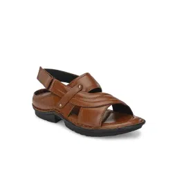 Eego Italy Men's Brown Back Strap Sandals-picture-32