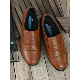 Eego Italy Men's Tan Formal Loafers-picture-42