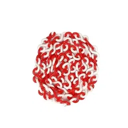 EFFICACY 10 m Length 8 mm Thickness S-Hook Shape PVC Red & White Safety Chain, WI-8MM-S/CHAIN-10 MTR-1-picture-28