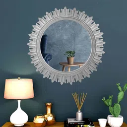 efinito Wash Basin Bedroom Living Room Makeup Silver Bathroom Mirror-picture-28
