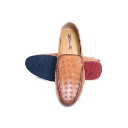 Egle Men Perforated Genuine Leather Lightweight Loafers-picture-14