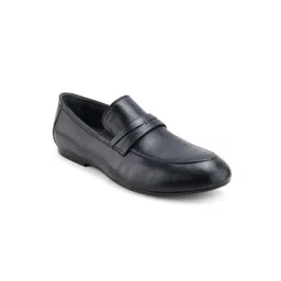 Egle Men Slip-On Round Toe Leather Formal Loafers-picture-40