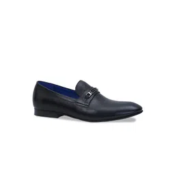 Egle Men Textured Leather Formal Slip-On Loafers-picture-23