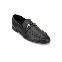 Egle Men Textured Leather Slip-On Formal Loafers-picture-20