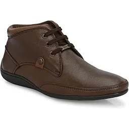 egoss Comforts Premium Genuine Leather Driving Shoe Boots for Men-G-549 image 1
