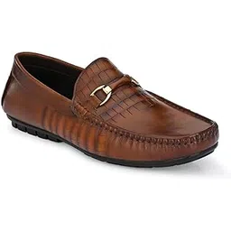 egoss Comforts Black Genuine Leather Casual Loafer for Men - ML-1961-picture-16