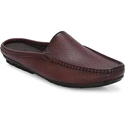 egoss Comforts Premium Genuine Leather Mule Casual Shoes for Men-L-1935-picture-13