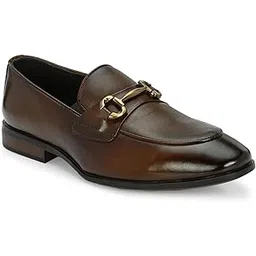 egoss Genuine Leather Loafer Formal Shoes for Men-22601-picture-16