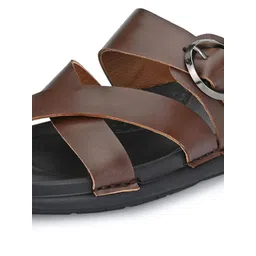 Egoss Men Leather Comfort Sandals image 4