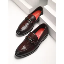 Egoss Men Leather Formal Loafers-picture-29