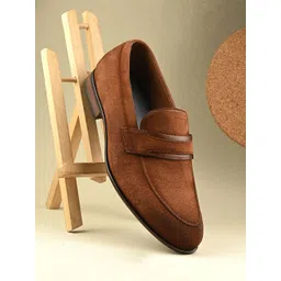 Egoss Men Slip-On Leather Loafers Lightweight Casual Shoes-picture-24