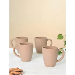 eha Beige 4 Pieces Microwave Safe Coffee Mug 300ML-picture-42