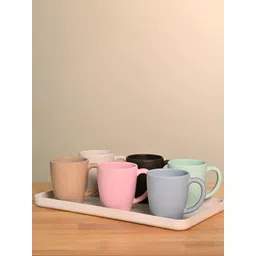 eha Blue & Green 6 Pieces Microwave Safe Coffee Mug 300ML-picture-26