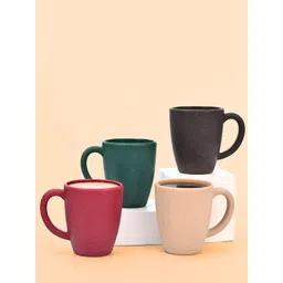 eha Green & Brown 4 Pieces Microwave Safe Coffee Mug 300ML-picture-12