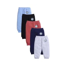 EIO Infants Kids Pack Of 5 Pure Cotton Joggers-picture-36